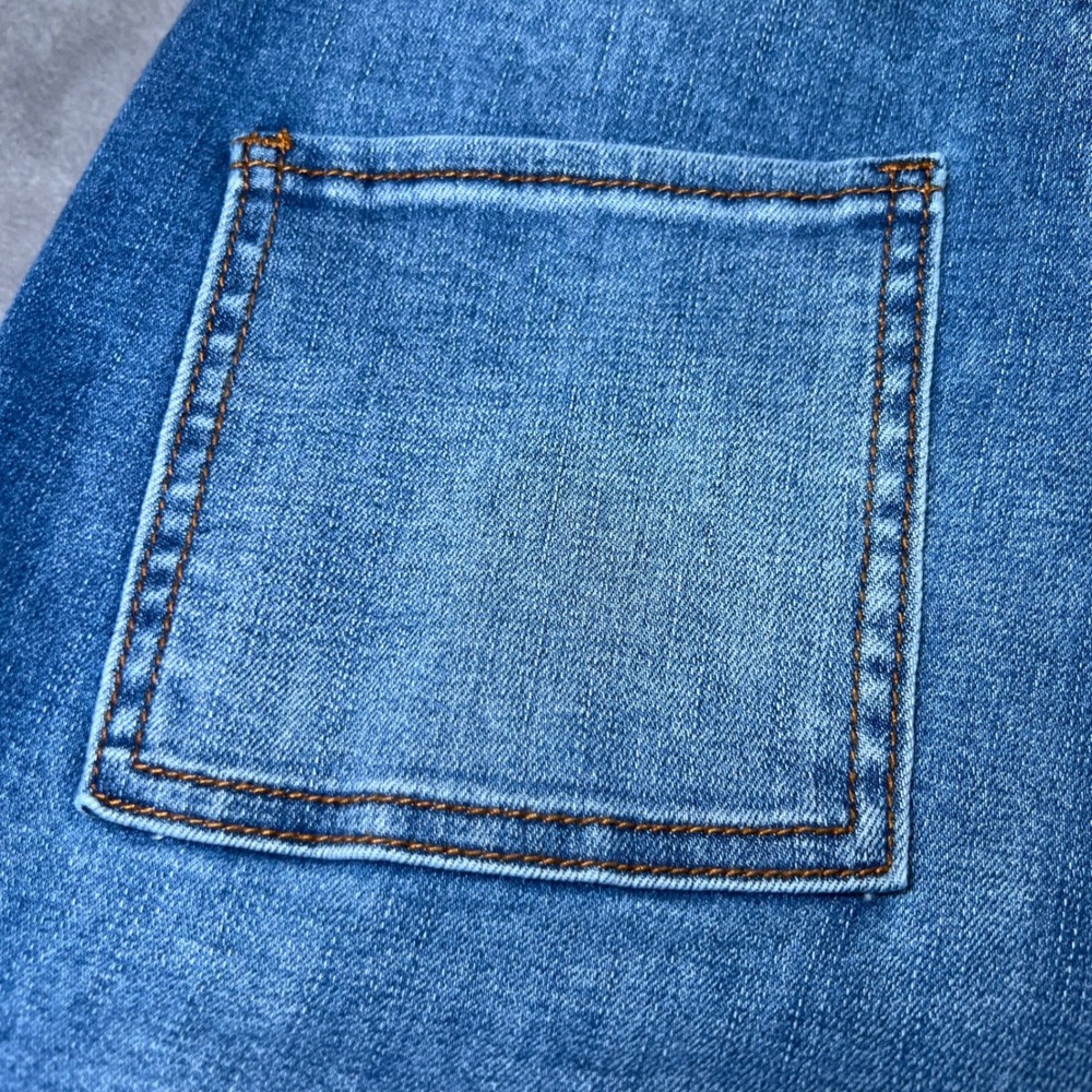 Monkey Ride Womens Size 9/29 Jeans Lace Up Front Flare Leg High Rise Denim Blue - Picture 12 of 14